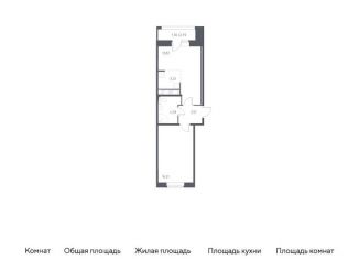 Продажа 1-комнатной квартиры, 42.7 м2, Санкт-Петербург