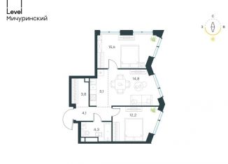 Продам 3-комнатную квартиру, 59.9 м2, Москва, ЗАО