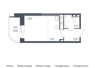 Продается квартира студия, 20.6 м2, Санкт-Петербург, жилой комплекс Живи в Рыбацком, 5, Невский район