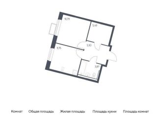Продажа 1-комнатной квартиры, 35.8 м2, Москва, САО