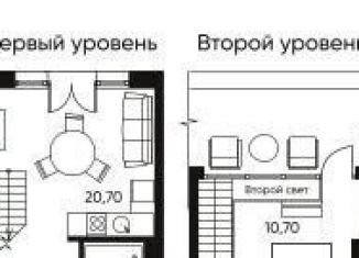 Продам квартиру студию, 44.7 м2, Челябинская область