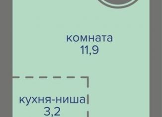 Продаю 1-ком. квартиру, 23.2 м2, Пермь, шоссе Космонавтов, 309А, Индустриальный район