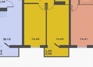 Продажа 1-комнатной квартиры, 41.1 м2, Ростовская область