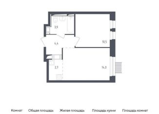 Продаю 1-комнатную квартиру, 35.5 м2, Московская область, жилой комплекс Мытищи Парк, к4.2