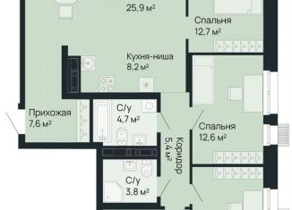 Продается 4-комнатная квартира, 109.7 м2, Нижегородская область
