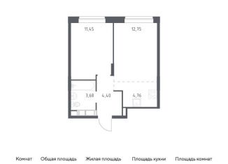 Продается однокомнатная квартира, 37 м2, Балашиха, жилой квартал Новоград Павлино, к33