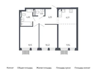 Продается трехкомнатная квартира, 50.6 м2, Москва, Молжаниновский район, Ленинградское шоссе, 229Ак2