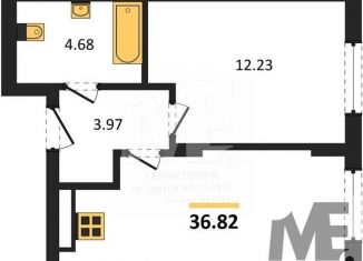 Продам 1-ком. квартиру, 36.8 м2, Светлогорск