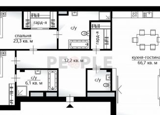 Продажа 3-комнатной квартиры, 162 м2, Москва, Коробейников переулок, 1