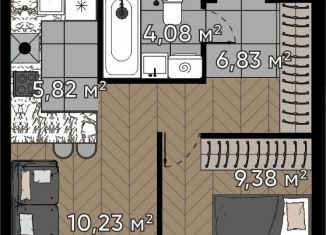 Продается 1-ком. квартира, 36.3 м2, Москва, метро Октябрьское поле, улица Берзарина, 37