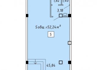 Помещение свободного назначения на продажу, 52.24 м2, Севастополь, улица Военных Строителей, 10/3