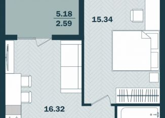 Продам 1-комнатную квартиру, 46.1 м2, Балтийск, Садовая улица, 34