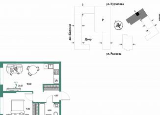 Продажа двухкомнатной квартиры, 38.6 м2, Тюменская область