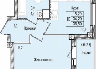 Продажа однокомнатной квартиры, 36.5 м2, Псков