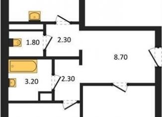 Продается 2-ком. квартира, 66 м2, село Ямное, Просёлочная улица, 2к5