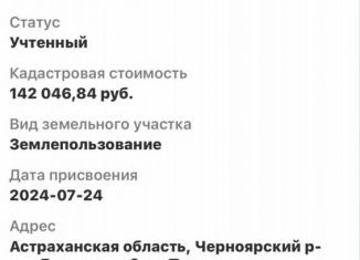 Продается земельный участок, 20 сот., Астраханская область, 2-я Продольная улица