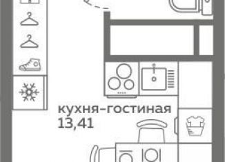 Продается квартира студия, 20 м2, Тюменская область