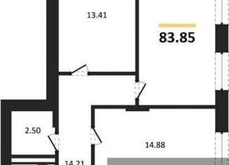 Продам 3-комнатную квартиру, 83.8 м2, Воронеж, Ленинский район, улица 9 Января, 68Л