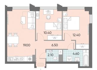 Продаю 2-комнатную квартиру, 55 м2, Москва, ЖК Обручева 30, к1