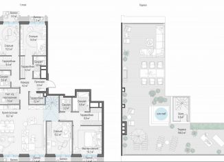 Продам 4-ком. квартиру, 180.3 м2, Москва, Пресненский район, Электрический переулок, 1с14