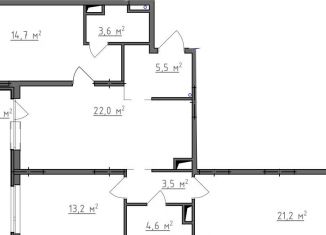 Продаю 3-комнатную квартиру, 92.8 м2, Владимир