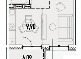 Продам однокомнатную квартиру, 38.1 м2, Иркутск, Октябрьский округ