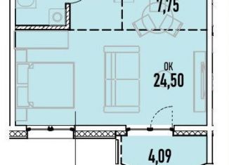 Продам 1-ком. квартиру, 45.6 м2, Иркутск, Октябрьский округ