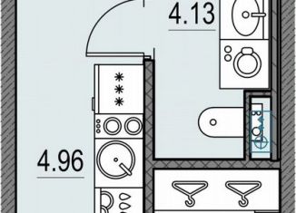 Квартира на продажу студия, 20.3 м2, Санкт-Петербург, метро Приморская