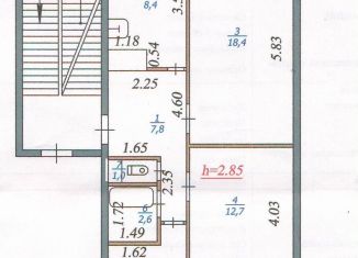 Продаю 3-ком. квартиру, 59 м2, Архангельская область, улица Калинина, 1