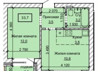 Продажа 2-ком. квартиры, 33.7 м2, Алтайский край