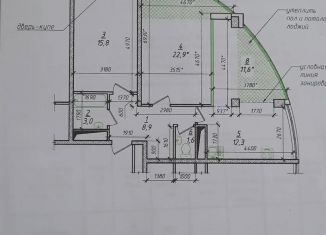 Продается 3-ком. квартира, 80 м2, Краснодар, микрорайон ХБК, Старокубанская улица, 139