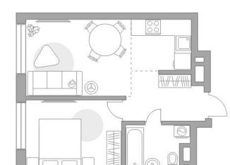 Продается 1-комнатная квартира, 36.6 м2, Москва, метро Нагатинская