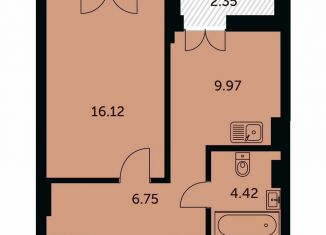 Продажа 1-ком. квартиры, 40.1 м2, Новосибирск, метро Площадь Ленина