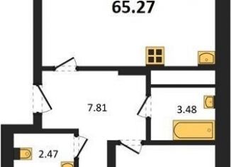 Продажа двухкомнатной квартиры, 65.3 м2, Светлогорск