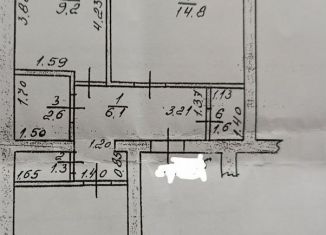 Продаю двухкомнатную квартиру, 46 м2, Елец, улица Черокманова, 3