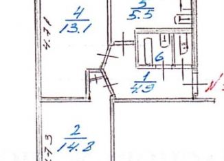 Продажа двухкомнатной квартиры, 41.5 м2, деревня Ивантеево, Озёрная улица, 6