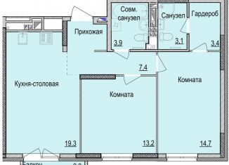 Продам двухкомнатную квартиру, 65 м2, Ижевск, жилой район Культбаза