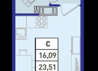 Продажа квартиры студии, 23.5 м2, Мурино, ЖК Ромашки, улица Шоссе в Лаврики, 64к3