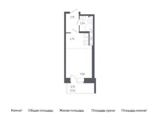 Продажа квартиры студии, 21.7 м2, Санкт-Петербург, жилой комплекс Новое Колпино, к38