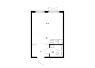 Квартира на продажу студия, 25.5 м2, Москва, станция Перерва, Люблинская улица, 78к2