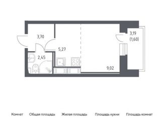 Продаю квартиру студию, 22 м2, Санкт-Петербург, Славянская улица, 8, ЖК Живи в Рыбацком