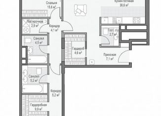 Продам трехкомнатную квартиру, 110.5 м2, Москва, проезд Воскресенские Ворота, метро Охотный Ряд