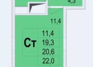 Продаю квартиру студию, 23 м2, Мытищи, улица Академика Каргина, 25, ЖК Отрадный