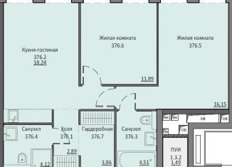 Продается двухкомнатная квартира, 61.4 м2, Москва, Автозаводская улица, 24к1, метро Тульская