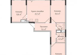 Продаю 3-комнатную квартиру, 76.3 м2, Ижевск, ЖК Холмогоровский