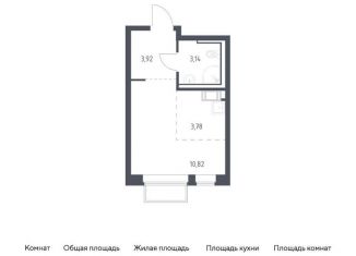 Квартира на продажу студия, 21.7 м2, Московская область, жилой комплекс Томилино Парк, к6.1