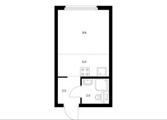 Продажа квартиры студии, 19.8 м2, Москва, жилой комплекс Руставели 14, к1/2, метро Бутырская