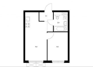 Продаю 1-комнатную квартиру, 32.6 м2, Москва, жилой комплекс Руставели 14, к1/2, метро Дмитровская