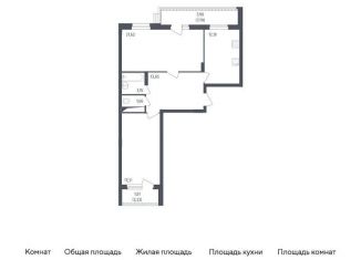 Продажа 2-комнатной квартиры, 75 м2, посёлок Жилино-1, 2-й квартал, 1