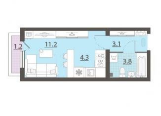 Продаю квартиру студию, 22.8 м2, Екатеринбург, Верх-Исетский район